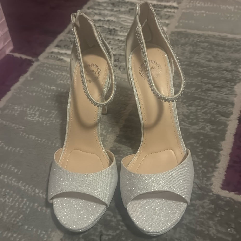 Silver heels